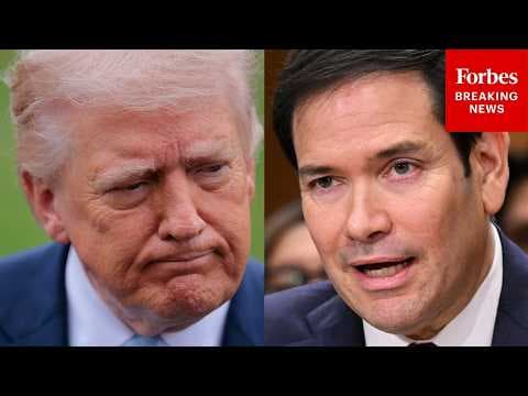 Trump Asked Point Blank Why Marco Rubio Is Not Involved In Negotiating With Iran