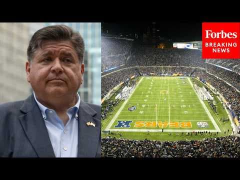 'The Bears Want To Be In Illinois': JB Pritzker Asked About Possible Chicago Bears Stadium Move