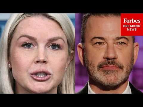 'Who In Their Right Minds....?': Leavitt Torches Jimmy Kimmel For 'Deranged' Rhetoric About Trump
