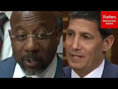 Warnock Asks Trump's Fed Chair Nom Kevin Warsh To His Face: 'What Grade Would You Give The Economy?'