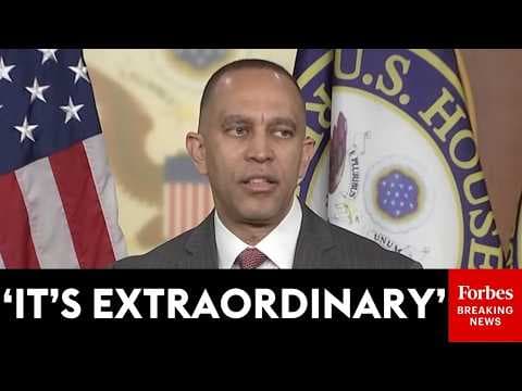 Hakeem Jeffries Rips GOP For 'Celebrating Themselves With Silly Resolutions' Instead Of Funding DHS
