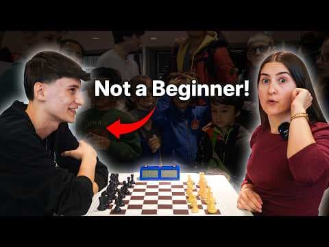 17-Year-Old Chess Player Pretends To Be A Beginner…