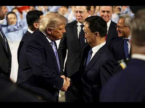 Trump Arrives in China For High-Stakes Meeting With Xi