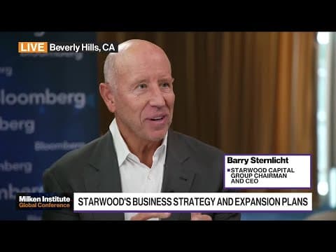 Starwood CEO on Business Strategy, AI, Data Centers