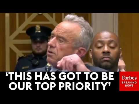 'This Is An Existential Issue': RFK Jr Demands More Funding To Chronic Disease Research, Prevention