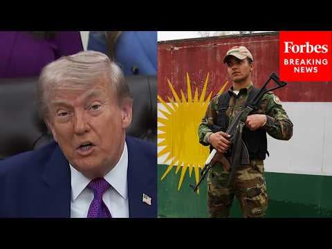 Trump: 'I'm Very Disappointed In The Kurds' Over Reportedly Lost Weapons Shipment