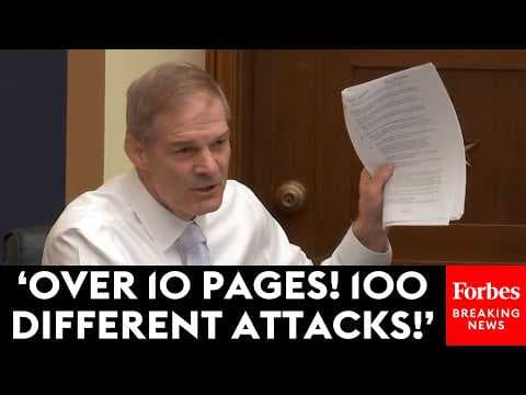 BREAKING: Jim Jordan Explodes Over Attacks On Pro-Life Centers, Decries SPLC After DOJ Indictment