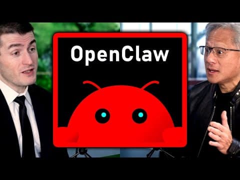 Did NVIDIA predict OpenClaw? | Jensen Huang and Lex Fridman