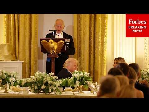 'If It Wasn't For Us, You'd Be Speaking French': King Charles Draws Laughter Ribbing Trump In Toast