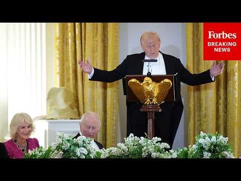 FULL TOAST: Trump Jokes About White House Ballroom, Discusses Iran War In Toast To King Charles