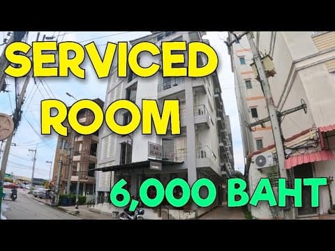 GREAT VALUE 6,000 BAHT PER MONTH SERVICED & FURNISHED CENTRAL PATTAYA ROOM REVIEW - OK PLACE