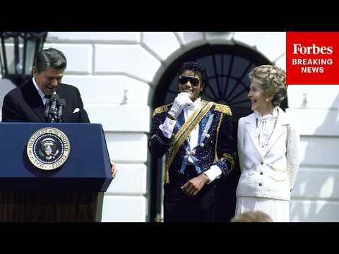 FLASHBACK: Michael Jackson Visits The White House, Meets President Reagan