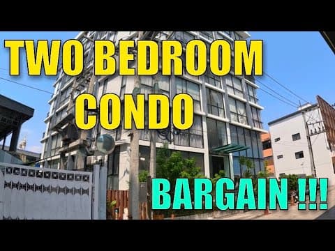 FANTASTIC VALUE 10,000 BAHT PER MONTH TWO BEDROOM CENTRAL PATTAYA MODERN CONDO REVIEW - EMBASSY CITY