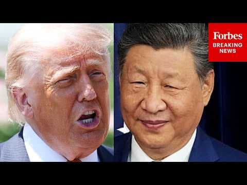 'We're Going To Have A Long Talk': Trump Previews Conversation With Xi About Iran War