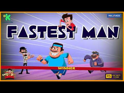 CAN SIMMBA BREAK THE SPEED LIMIT? | Fastest Man | Smashing Simmba Hindi Cartoon