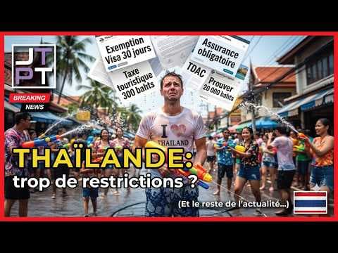 ⚠️ Le tourisme sous pression en Thaïlande? Taxe? Assurance? #thailande #thaïlande #actualité #info