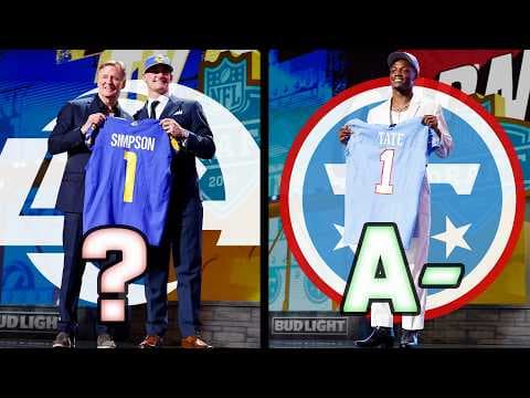 2026 NFL Draft: Final Snap Grades for EVERY Team