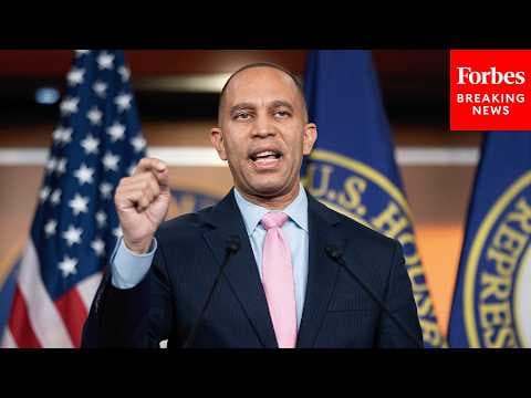 BREAKING: Hakeem Jeffries Briefs Press After U.S. Seizes Iranian Ship In