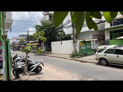 Siem Reap | Walking Downtown to the Mall. Teach Abroad TEFL Link Below