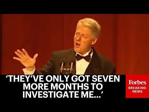 FLASHBACK: President Clinton Brings Down The House At His Final White House Correspondent's Dinner