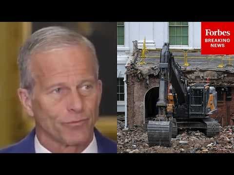 John Thune: White House Ballroom Is Being 'Financed Privately,' Is Not A Part Of Reconciliation Bill