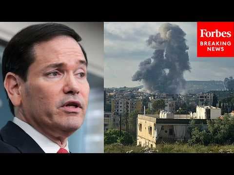 Reporter To Rubio: Can You Achieve A Deal Between Israel And Lebanon 'Without Risking A Civil War?'