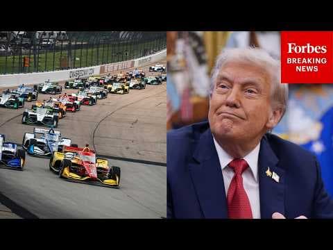 Trump Discusses IndyCar Race Around The Capitol And Washington, DC For America 250