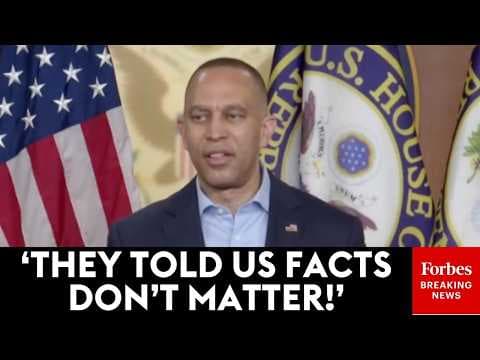 'This Is The Party Of Alternate Facts': Hakeem Jeffries Rips GOP For Arctic Frost Investigation