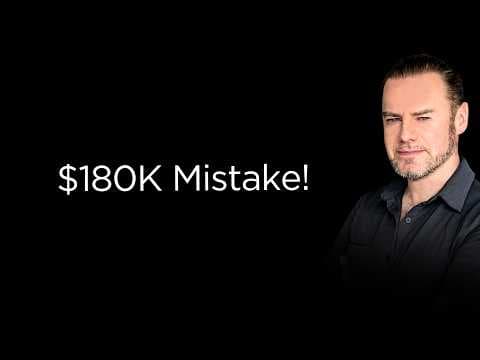 Why Going 90% Cash Cost This Investor $180,000!