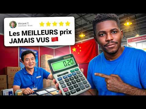 J'ai négocié les vrais prix usine à la Foire de Canton en CHINE (0.20€ le produit)