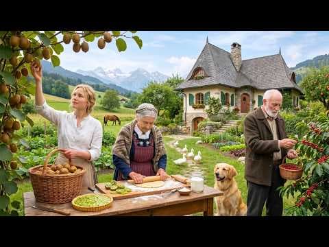 A Hard Yet Happy Harvest Day | Rural Life Diary and Simple Living in the Countryside