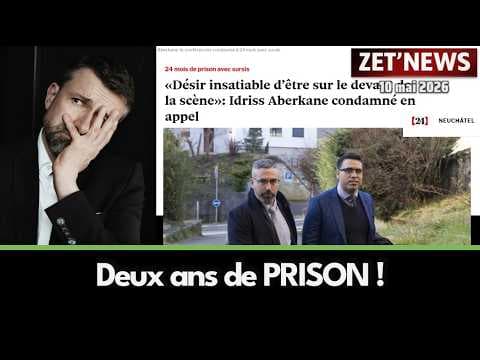 Idriss Aberkane : deux ans de prison