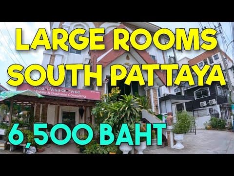 LARGE SIZED APARTMENTS IN SOUTH PATTAYA 6,500 BAHT PER MONTH REVIEW - JINDA MANSION