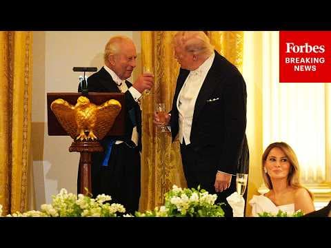 WATCH: President Trump Holds State Dinner For King Charles, Queen Camilla At The White House