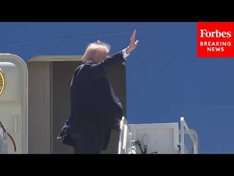 JUST IN: Trump Departs Las Vegas, Nevada En Route To Phoenix, Arizona