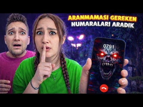 WE CALLED NUMBERS WE SHOULDN'T HAVE CALLED😱‼️👀HORROR VIDEOS👻❤️👇🏻