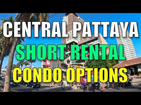 TOP FOUR SINGLE MONTH RENTAL OPTION CENTRAL PATTAYA MODERN CONDO UNITS NO CONTRACT