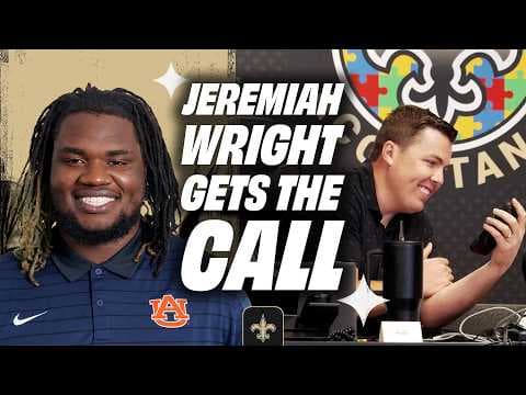 Jeremiah Wright Gets Draft Call from Saints | 2026 NFL Draft