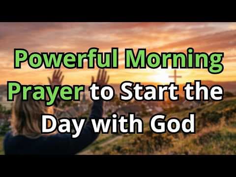 Let God Take Over Your Day | Morning Prayer for Renewal & Inner Strength
