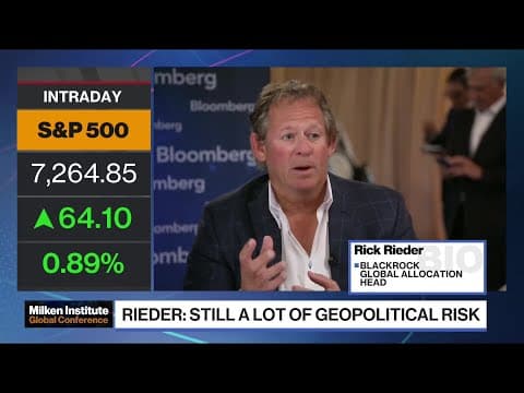 BlackRock's Rieder Sees 10-Year Yield Dropping to 4%