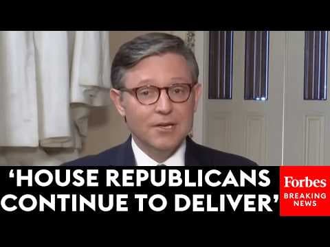 BREAKING: Mike Johnson Takes A Victory Lap After House Passes DHS Funding Bill, Farm Bill