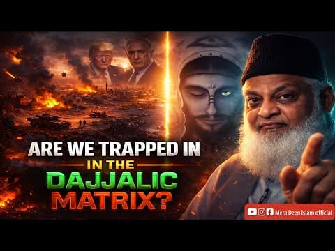 ARE WE TRAPPED IN THE DAJJAL MATRIX? | DR ISRAR AHMED BAYAN