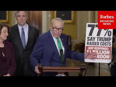 BREAKING NEWS: Schumer Lambasts Trump Over Ballroom Funding, Rising Costs