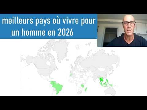 Top des meilleurs pays pour un homme en 2026