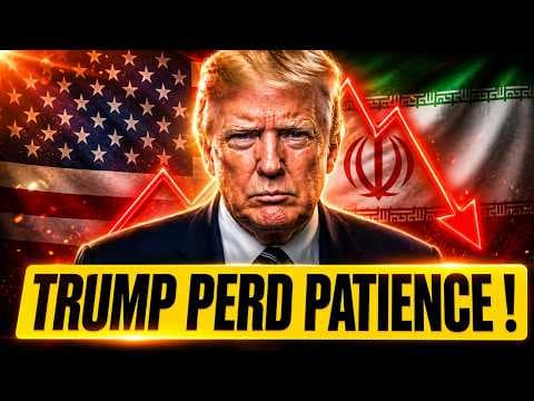 IRAN : TRUMP PERD PATIENCE ! ATTENTION au DOLLAR..