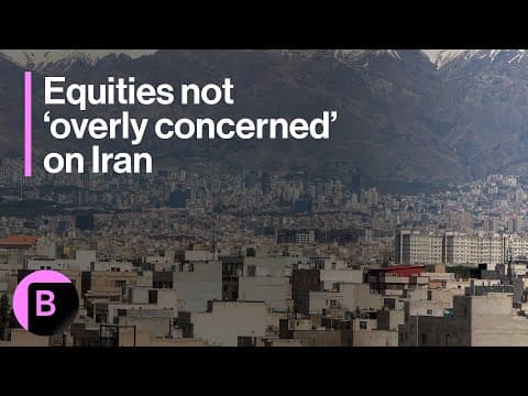 Equities Weaker but Not Overly Concerned on Iran: 3-Minutes MLIV