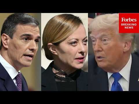 Trump Asked If He Is Considering Pulling Troops Out Of Italy And Spain Amid Hormuz Closure