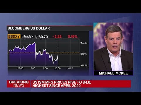 US Manufacturing Steady as Costs Gauge Hits Four-Year High