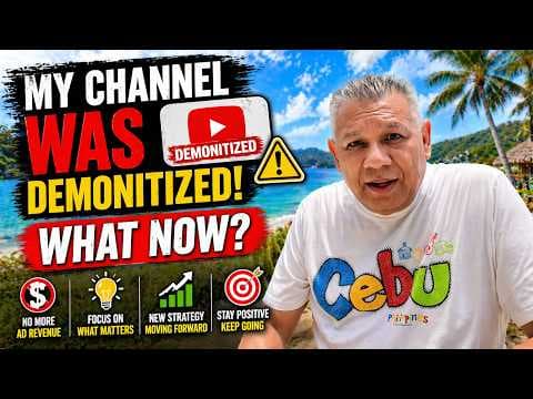 My Channel Got Demonetized - How To Best Handle It
