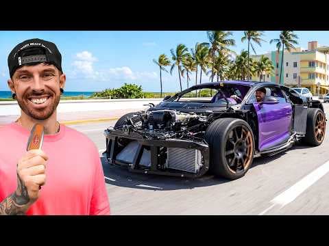 ATTEMPTING TO DRIVE THE WRECKED BUGATTI CHIRON FOR THE FIRST TIME